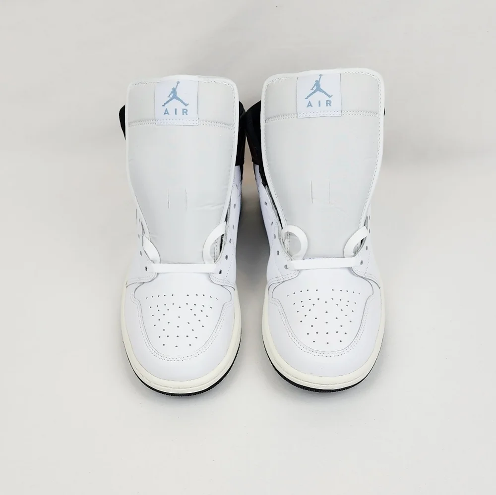 Air Jordan 1 Mid SE Sneakers White/Black/Sail/Blue Grey